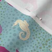 Seahorse pattern multi large scale