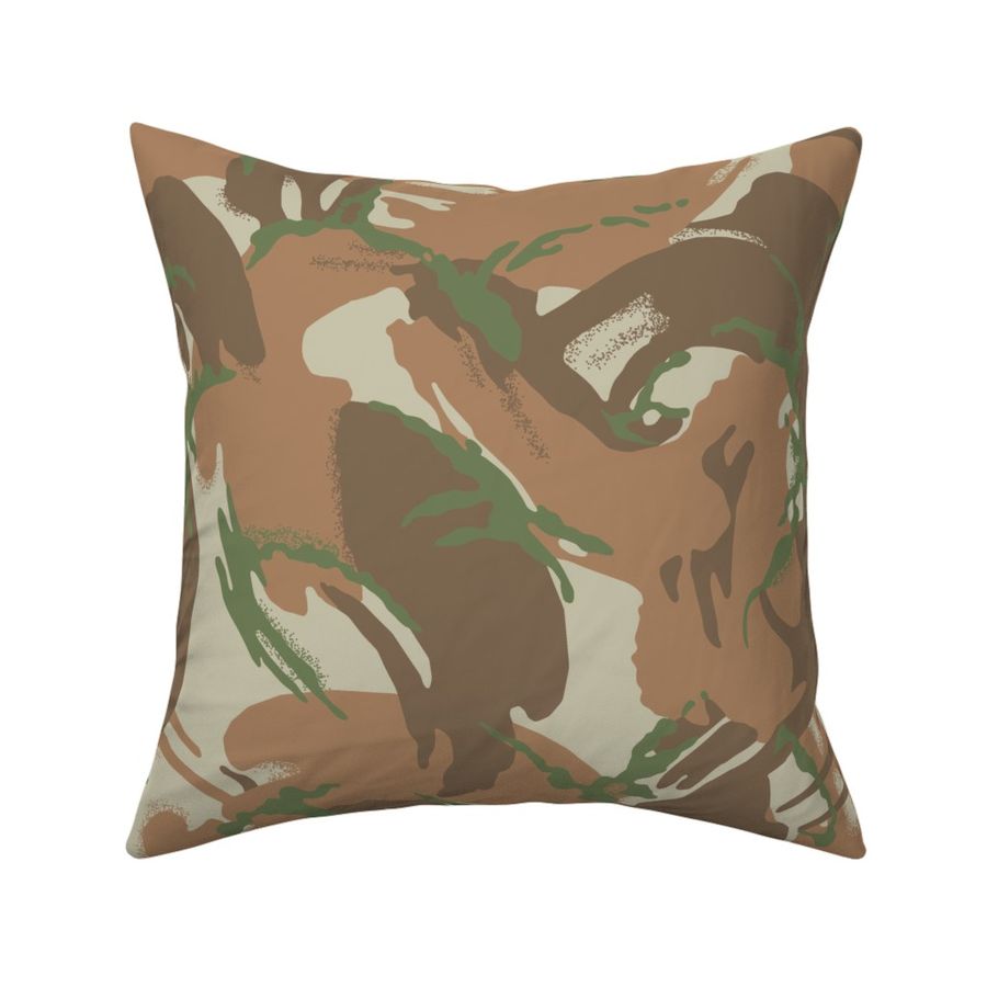 British DPM Hybrid PECOC Camo Fabric | Spoonflower