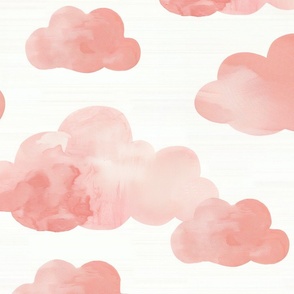 Jumbo Whimsical Blush Cloudscape