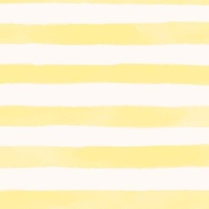 Hand Drawn Watercolor Easter Pastel Summer vibes Stripes_bright yellow gold