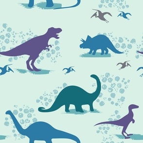 Dinosaurs and texture