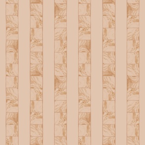 (M) Marble textured stripes in warm tonal pink hues
