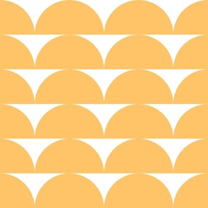yellow big half-circles