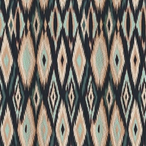 Ikat style pattern	
