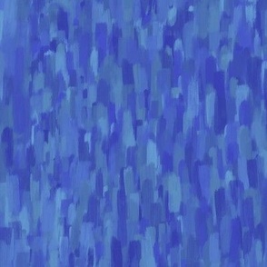 impressionist daubs cobalt blue, slate, light blue, abstract, modern, texture, painterly