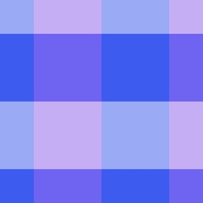 Blue Purple Gingham