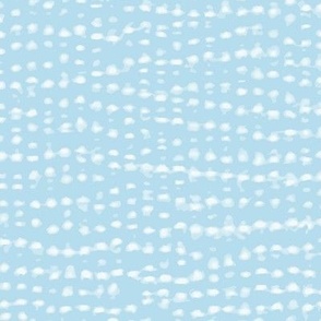 Seersucker Shadows (Medium) - White on Pantone Spun Sugar Aqua Turquoise  (TBS202)