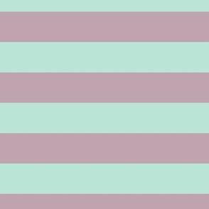 Horizontal Stripes - Dawn Pink & Bay