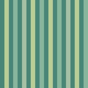 Soft Gradient Green Stripes small scale