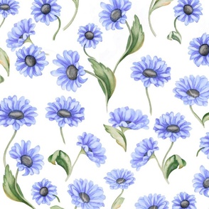 Blue flowers