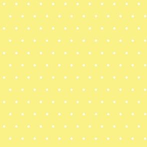 Bright Yellow with white dots