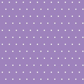 Pruple with white dots