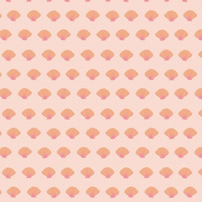 Pink Scallop Shells - Medium Scale
