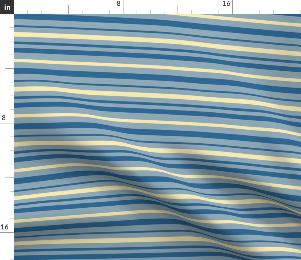 2" rep blue yellow  stripes horizontal