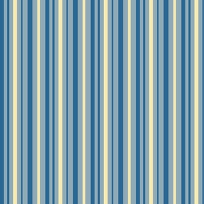 4" blue yellow stripes vetrical