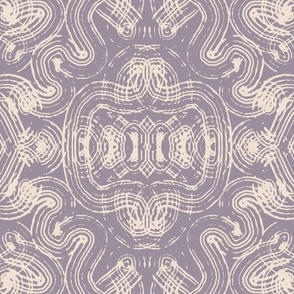 Hannah Global Organic Abstract Hazy Lilac