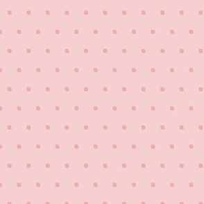 Springtime Blooms - Simple Polka Dot - Pink on Pink