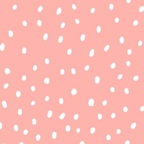 Easter dots pink peach