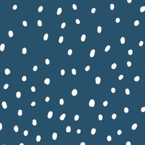Easter dots navy blue