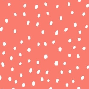 Easter dots  coral