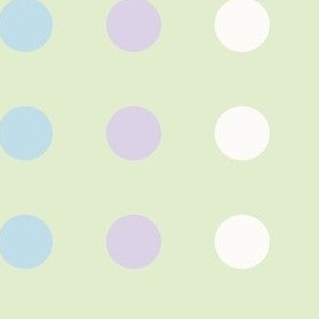 Flamestitch Dot 9 6 Inch ~ bedroom wallpaper ~ cream ~ blue ~ lilac ~ green ~ kids room ~ polka dot