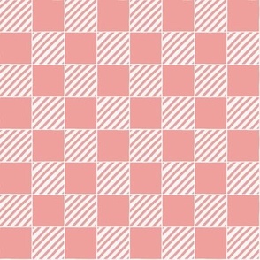 July 4th Checkers - Patriotic Checks - Pink