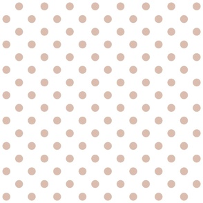 muted beige polka dotted 