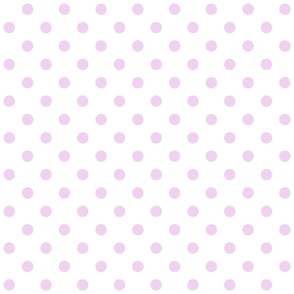 lilac polka dotted