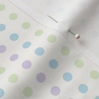 Flamestitch Dot 8 2 Inch ~ bedroom wallpaper ~ cream ~ blue ~ lilac ~ green ~ kids room ~ polka dot ~ Easter ~ Spring ~ Summer 