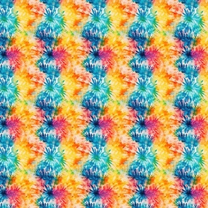 Rainbow Tie Dye Pattern, Micro Scale
