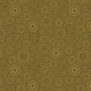 Lace Flowers Olive