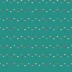 Small-Two-way Pins on Turquoise