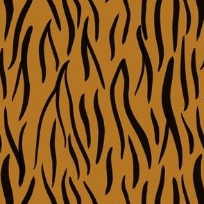 Safari Majesty: Lion-Inspired Tiger Stripes, Small