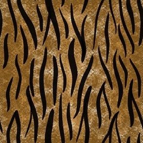 Wild Brush: Textured Tiger Stripes Fusion, Medium