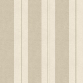 (M) Vertical wide and narrow stripes in sand colour