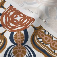 Boho Harmony: Abstract Floral Tapestry, Small 
