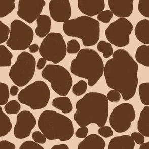 Safari Splendor: Textured Giraffe Spots, Medium