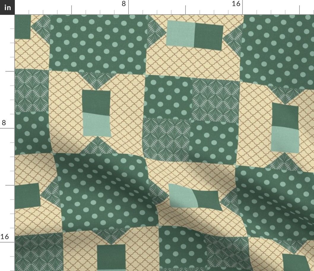 DESIGN 10 - PATTERNED QUILT COLLECTION (FALL TONES)