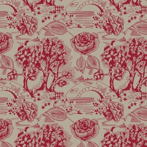Cranberry Collection - A Walk in the Woods Toile