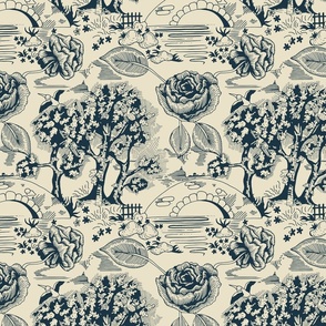 Olive Collection - A Walk in the Woods Toile 