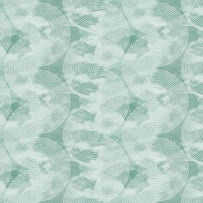 white vertical waves on teal
