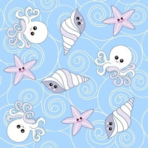 Shiny happy sea creatures