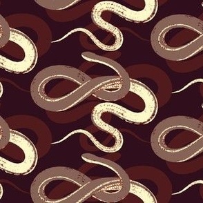 Snakes seamless pattern