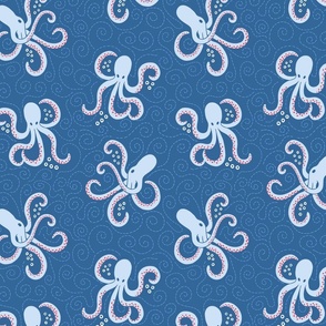 octopus/blue/large