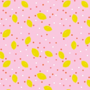 Pink lemonade polka dot blender