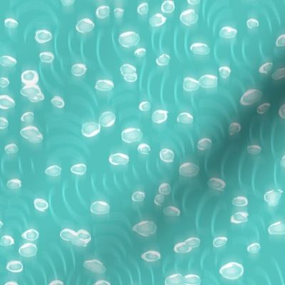 Bubbly Water Pearls in Movement //  Aquatic Turquoise Blue