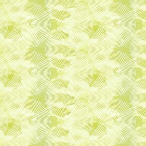 white vertical waves on fresh lime yellow-green