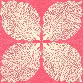 Coral Clover Leaf Pink