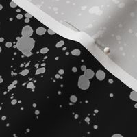 Black Gray Splatter Spots