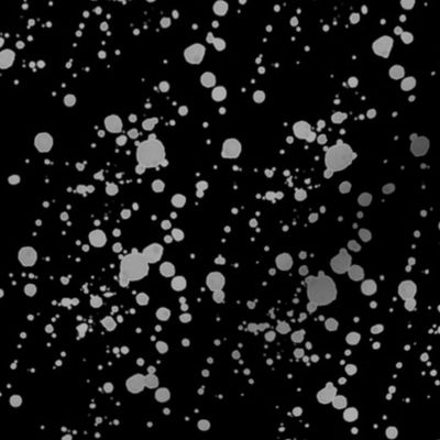 Black Gray Splatter Spots